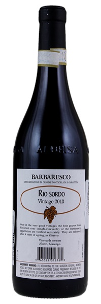 2013 Produttori del Barbaresco Barbaresco Rio Sordo Riserva