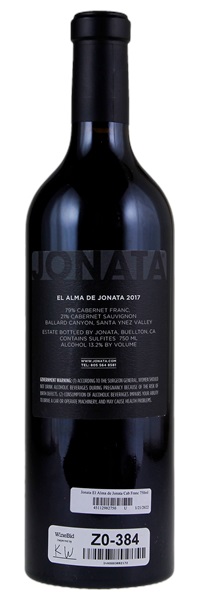 2017 Jonata El Alma de Jonata, 750ml
