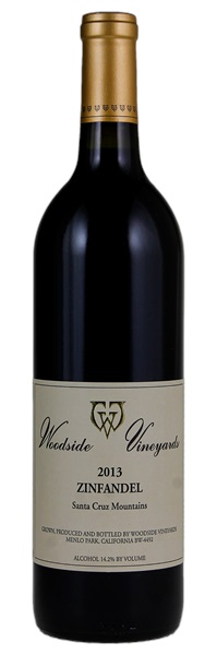 2013 Woodside Vineyards Estate Bottled Zinfandel, 750ml