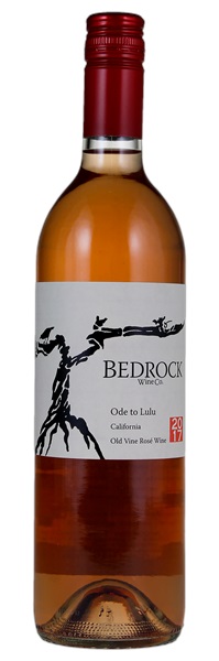 2017 Bedrock Wine Company Ode to Lulu Old Vine Rose (Screwcap), 750ml