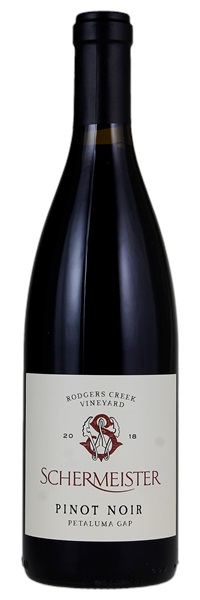 2018 Schermeister Cellars Rodgers Creek Vineyard Pinot Noir, 750ml