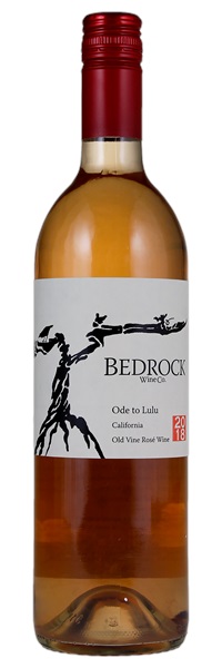 2018 Bedrock Wine Company Ode to Lulu Old Vine Rose (Screwcap), 750ml