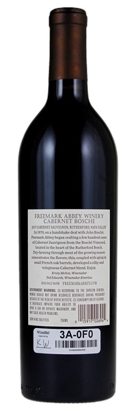 2017 Freemark Abbey Bosche Cabernet Sauvignon, 750ml