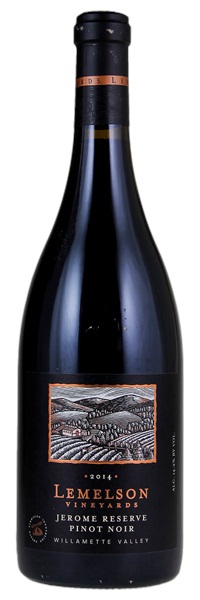 2014 Lemelson Vineyards Jerome Reserve Pinot Noir, 750ml