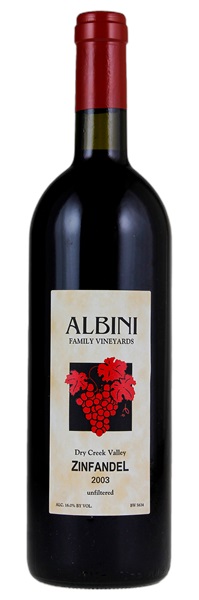2003 Albini Family Vineyards Zinfandel, 750ml