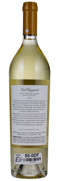 2018 Lail Georgia Sauvignon Blanc, 750ml