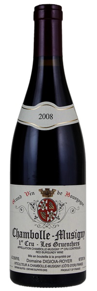 2008 Digioia-Royer Chambolle-Musigny Les Gruenchers, 750ml