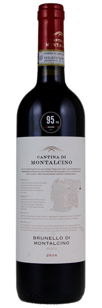 2016 Cantina di Montalcino Brunello di Montalcino, 750ml