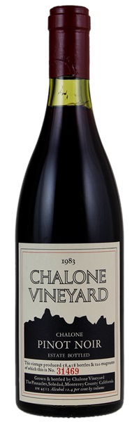 1983 Chalone Vineyard Pinot Noir, 750ml
