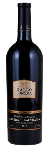 1997 Gallo of Sonoma Barrelli Creek Vineyard Cabernet Sauvignon, 750ml