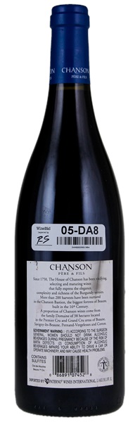 2005 Domaine Chanson Pere et Fils Beaune Clos des Mouches (rouge), 750ml