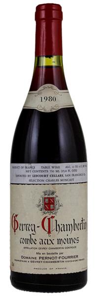 1980 Pernot-Fourrier Gevrey-Chambertin Combe aux Moines, 750ml