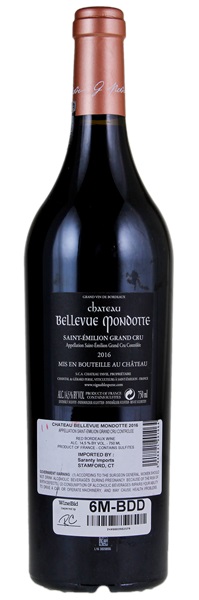 2016 Château Bellevue Mondotte, 750ml