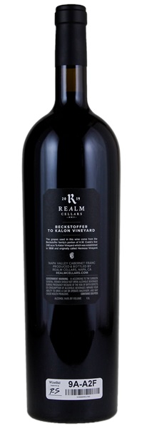 2019 Realm Beckstoffer To Kalon Cabernet Franc