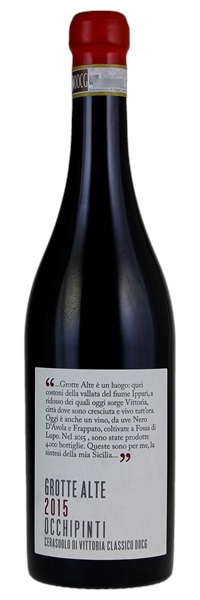 2015 Arianna Occhipinti Cerasuolo di Vittoria Grotte Alte Classico, 750ml