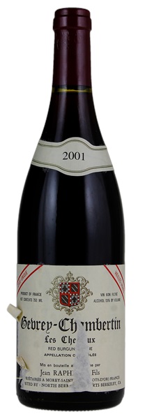 2001 Jean Raphet Gevrey-Chambertin Les Chezeaux Cuvee Unique Vieilles Vignes, 750ml