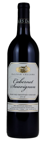 2018 Delille Cellars Shaw Vineyard Cabernet Sauvignon, 750ml