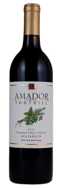 2010 Amador Foothill Winery Aglianico, 750ml