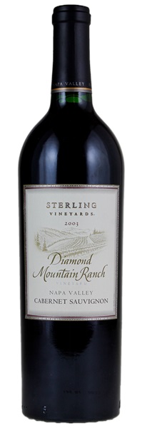 2003 Sterling Vineyards Diamond Mountain Ranch Cabernet Sauvignon, 750ml