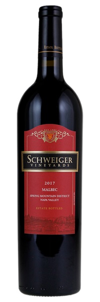 2017 Schweiger Malbec, 750ml