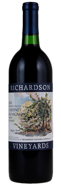 2000 Richardson Vineyards Horne Vineyard Cabernet Sauvignon, 750ml
