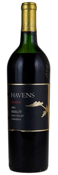 1993 Havens Reserve Merlot, 750ml