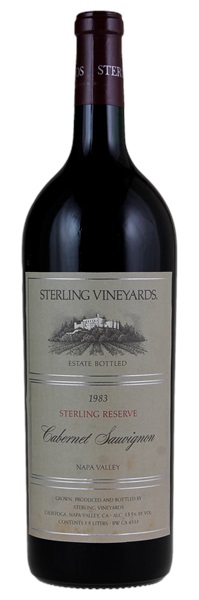 1983 Sterling Vineyards Reserve Cabernet Sauvignon, 1.5ltr