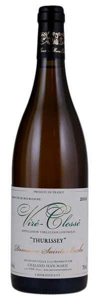 2014 Domaine Sainte Barbe Viré-Clessé Thurissey, 750ml