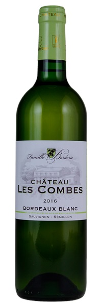 2016 Château Les Combes Bordeaux Blanc, 750ml