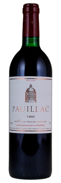 1992 Pauillac de Chateau Latour, 750ml