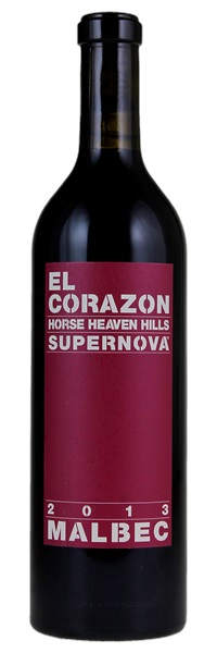 2013 El Corazon Horse Heaven Hills Supernova Malbec, 750ml