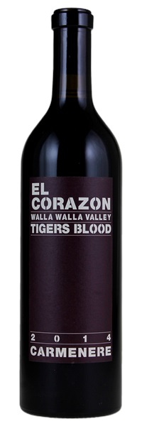 2014 El Corazon Tigers Blood Carmenere, 750ml