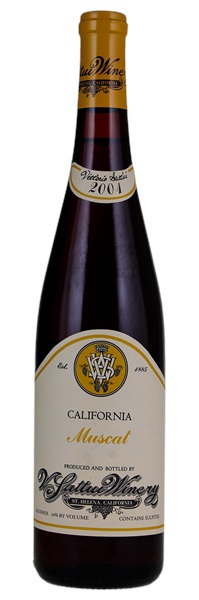 2001 V. Sattui Winery Muscat, 750ml