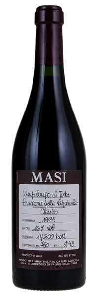 1998 Masi Amarone della Valpolicella Classico Campolongo di Torbe, 750ml