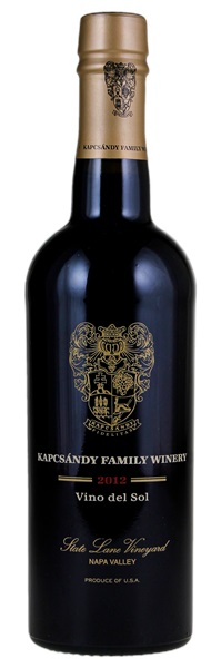 2012 Kapcsandy Family Wines State Lane Vineyard Vino Del Sol, 500ml