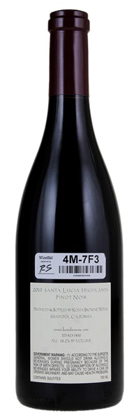2013 Kosta Browne Santa Lucia Highlands Pinot Noir, 750ml