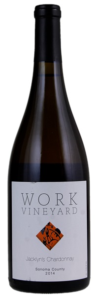 2014 Work Vineyard Jacklyn's Chardonnay, 750ml