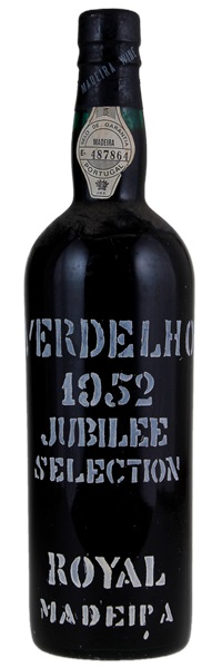 1952 Royal Madeira Co. Jubilee Selection Verdelho, 750ml