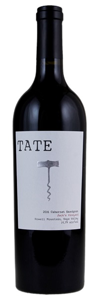 2016 Tate Jack's Vineyard Cabernet Sauvignon, 750ml