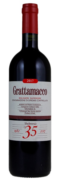 2017 Grattamacco Bolgheri Rosso Superiore, 750ml