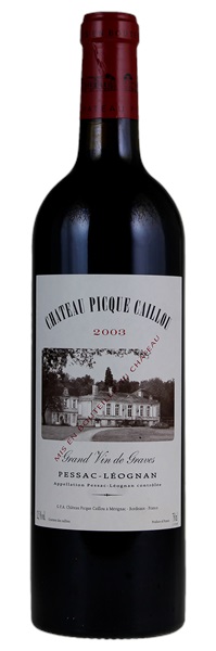 2003 Château Picque Caillou, 750ml