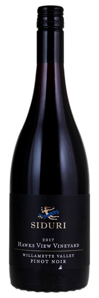 2017 Siduri Hawks View Vineyard Pinot Noir (Screwcap), 750ml