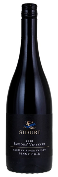 2018 Siduri Parson's Vineyard Pinot Noir (Screwcap), 750ml