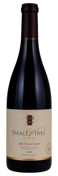 2012 Small Vines Wines MK Vineyard Pinot Noir, 750ml