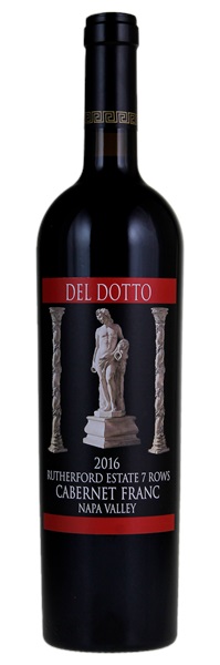 2016 Del Dotto Rutherford Estate 7 Rows Cabernet Franc, 750ml