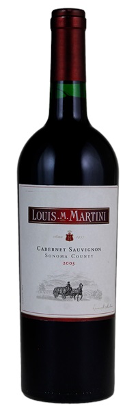 2005 Louis M. Martini Sonoma County Cabernet Sauvignon, 750ml