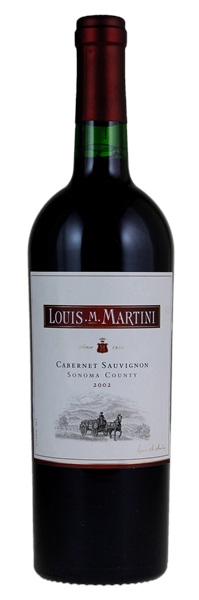 2002 Louis M. Martini Sonoma County Cabernet Sauvignon, 750ml