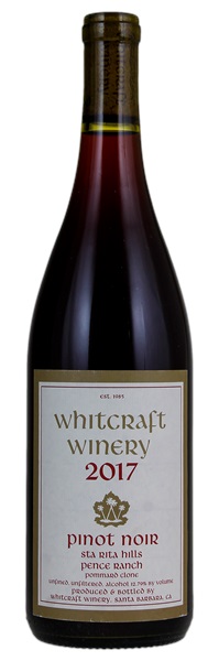 2017 Whitcraft Pence Ranch Pommard Clone Pinot Noir, 750ml