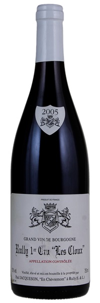 2005 Paul Jacqueson Rully Les Cloux, 750ml