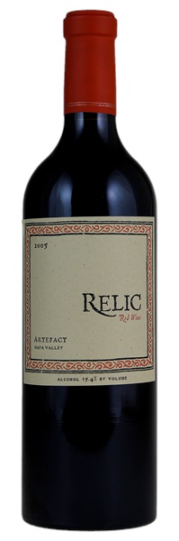 2005 Relic Wines Artefact Red Wine, 750ml